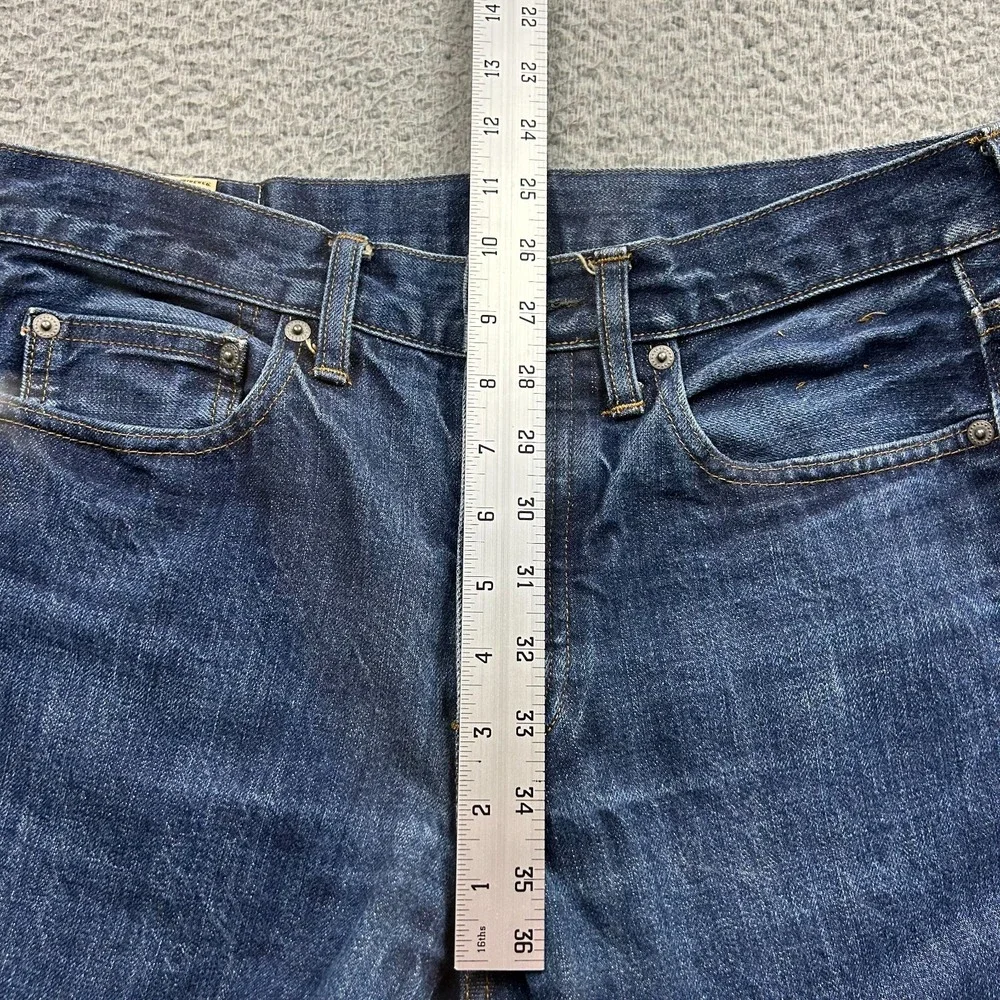 J. Crew Kaihara Japanese Selvedge Jeans Mens fits 30x32 Blue 770 Slim Straight